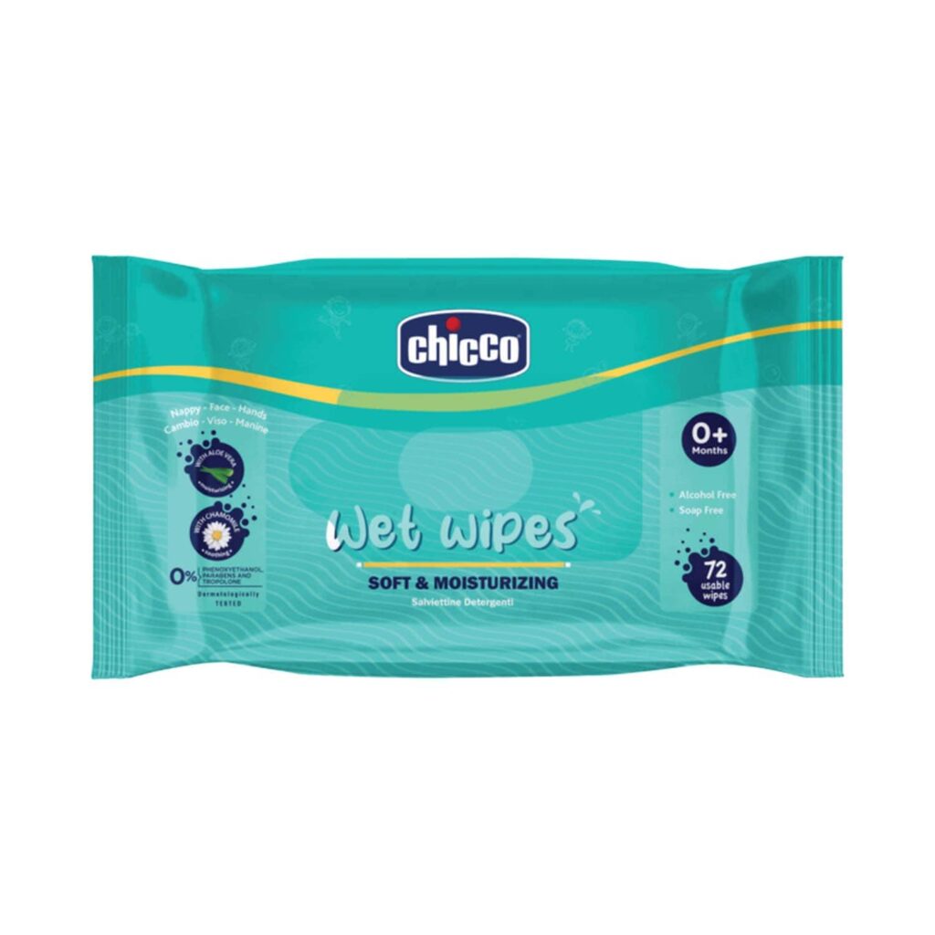Chicco Wet Wipes (72 Pcs) - Chicco