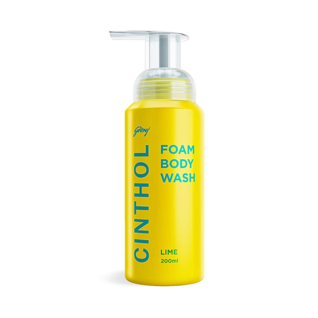 Cinthol Lime Foam Body Wash (200 ml) - Cinthol
