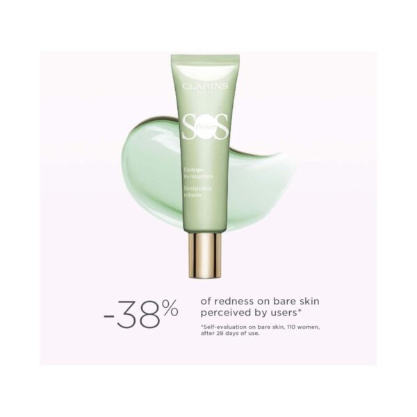 Clarins SOS Color Correcting Face Primer - Redness Green (30 ml) - Clarins
