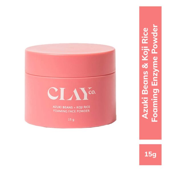 ClayCo. adzuki beans + Koji Rice Foaming Face Powder (15g) - ClayCo.