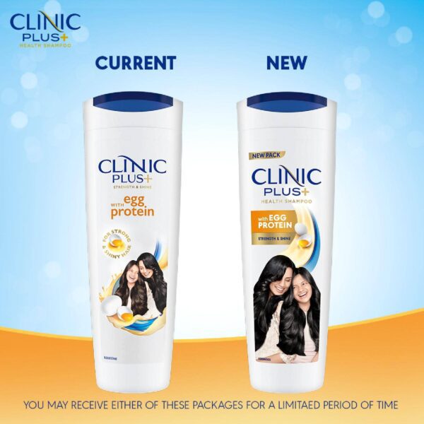 Clinic Plus Strength & Shine With Egg Protein Shampoo (175ml) - Clinic Plus