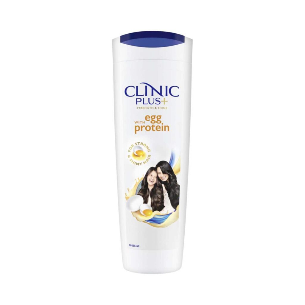 Clinic Plus Strength & Shine With Egg Protein Shampoo (355ml) - Clinic Plus