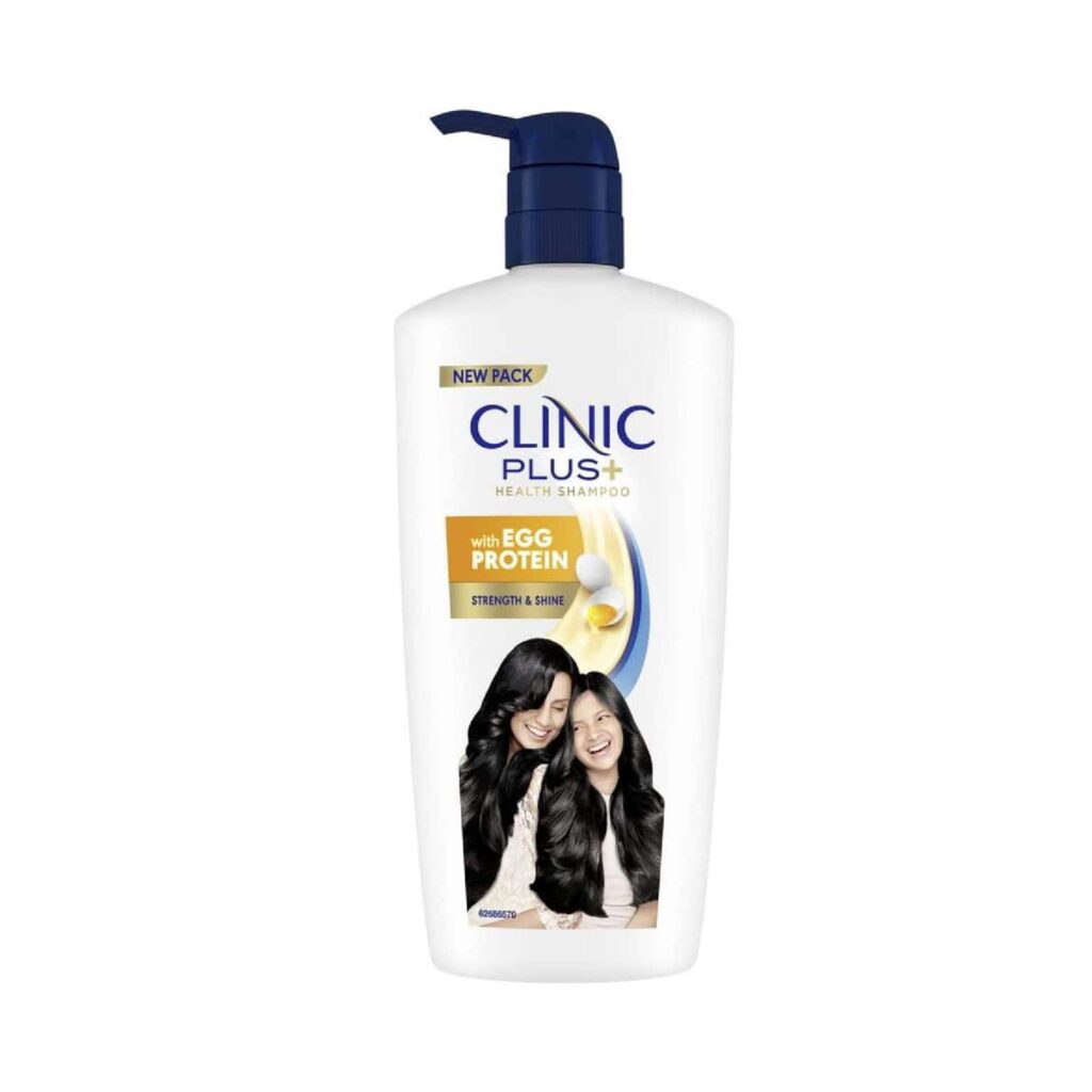 Clinic Plus Strength & Shine With Egg Protein Shampoo (650ml) - Clinic Plus