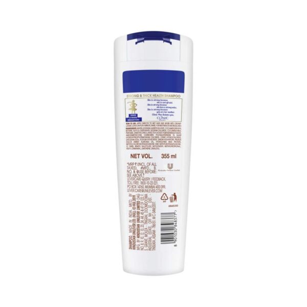Clinic Plus Strong & Extra Thick Shampoo With Milk Protein & Almond Oil (355ml) - Clinic Plus