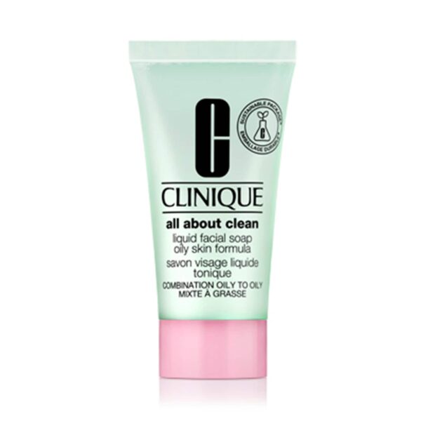 CLINIQUE All About Clean Liquid Facial Soap For Oily Skin (30ml) - CLINIQUE