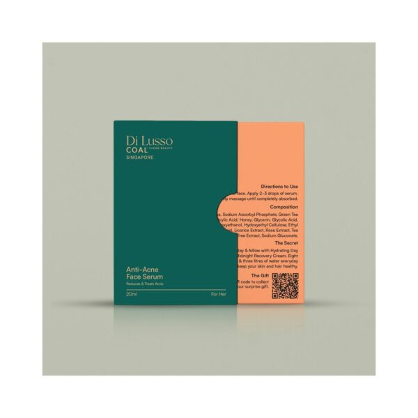 COAL CLEAN BEAUTY Anti-Acne Face Serum For Her (20ml) - COAL CLEAN BEAUTY