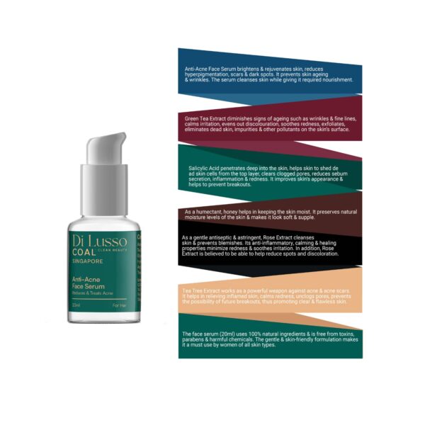 COAL CLEAN BEAUTY Anti-Acne Face Serum For Her (20ml) - COAL CLEAN BEAUTY
