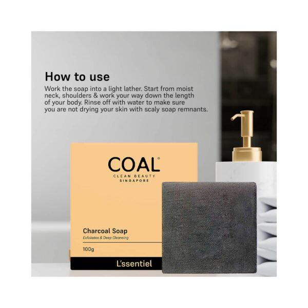 COAL CLEAN BEAUTY Charcoal Soap (100g) - COAL CLEAN BEAUTY