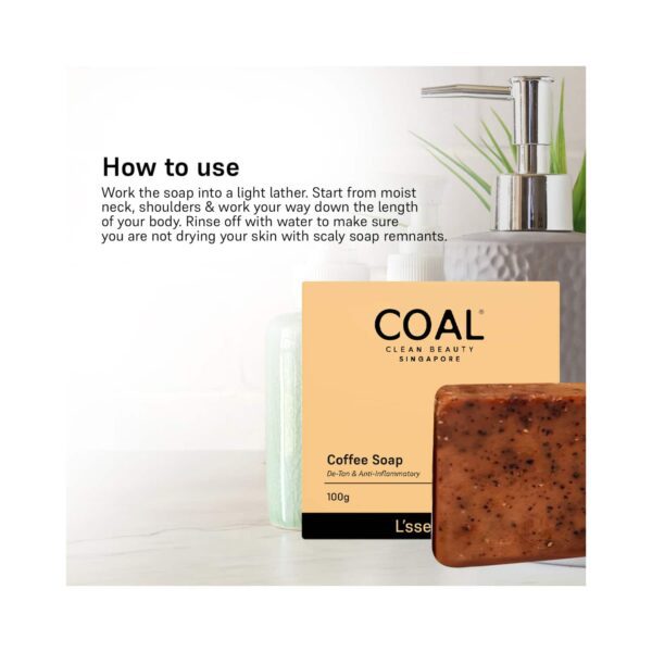 COAL CLEAN BEAUTY Coffee Soap (100g) - COAL CLEAN BEAUTY