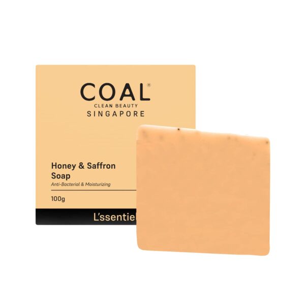 COAL CLEAN BEAUTY Honey & Saffron Soap (100g) - COAL CLEAN BEAUTY