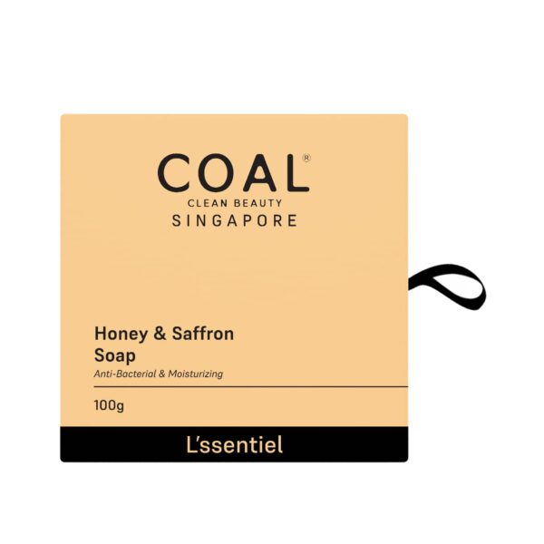 COAL CLEAN BEAUTY Honey & Saffron Soap (100g) - COAL CLEAN BEAUTY