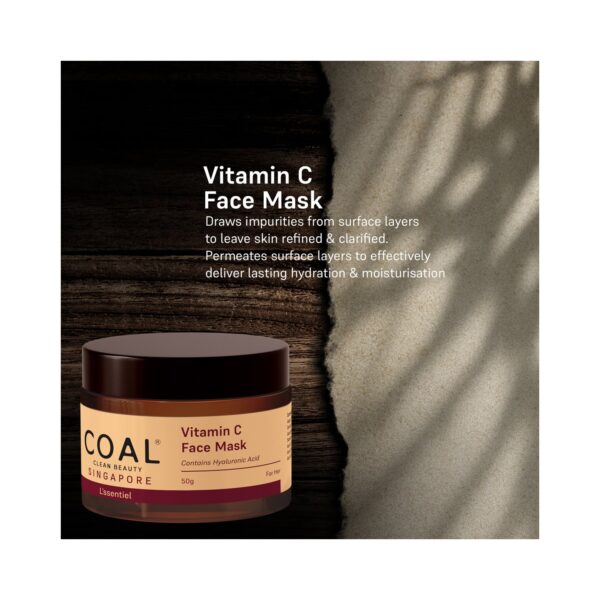 COAL CLEAN BEAUTY Vitamin C Face Mask For Her (50g) - COAL CLEAN BEAUTY