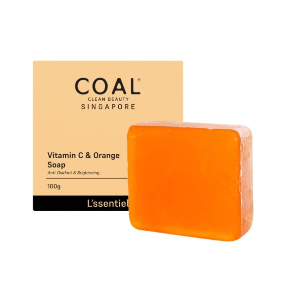 COAL CLEAN BEAUTY Vitamin C & Orange Soap (100g) - COAL CLEAN BEAUTY
