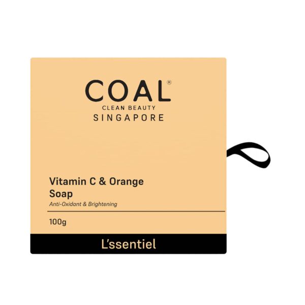 COAL CLEAN BEAUTY Vitamin C & Orange Soap (100g) - COAL CLEAN BEAUTY