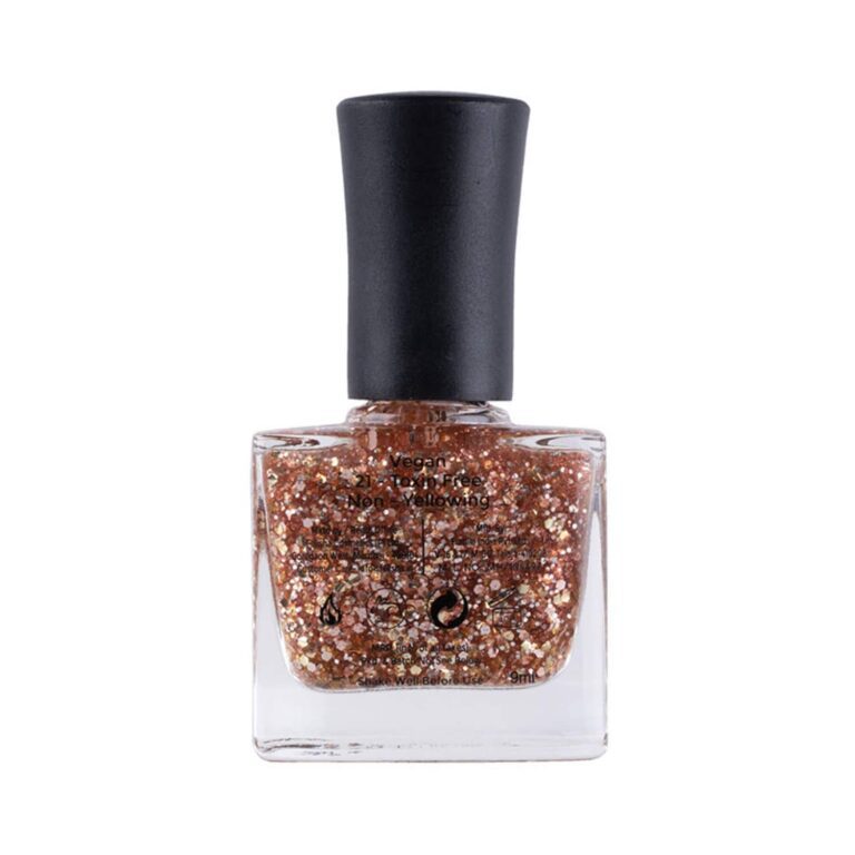 Color Fx Hyper Gloss Top Coat Nail Polish - 173 Rose Gold (9ml) - Color Fx