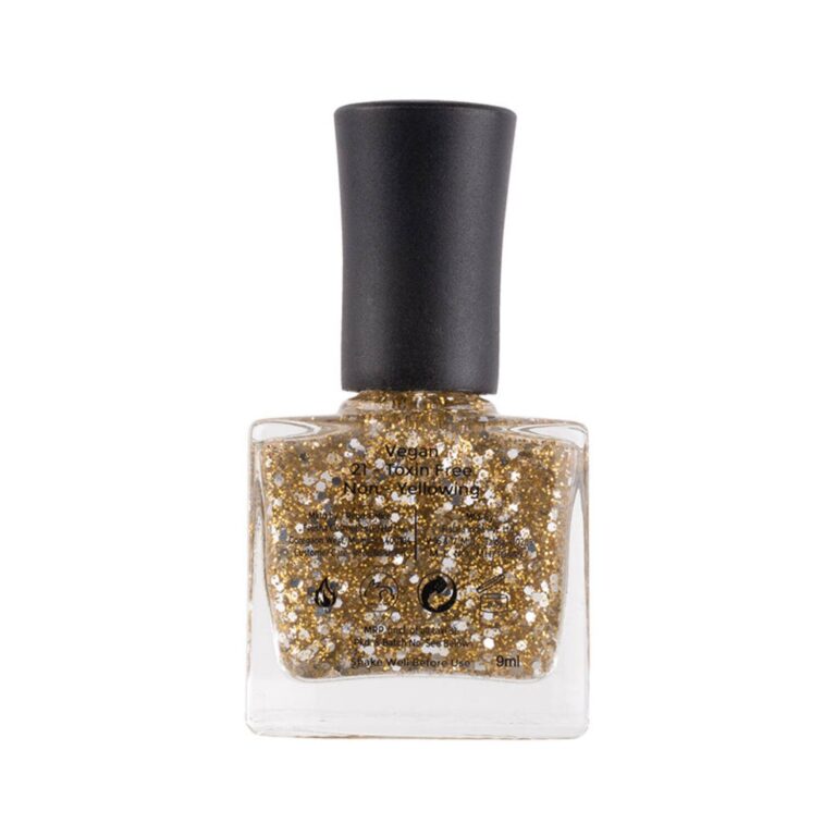 Color Fx Hyper Gloss Top Coat Nail Polish - 174 Gold (9ml) - Color Fx