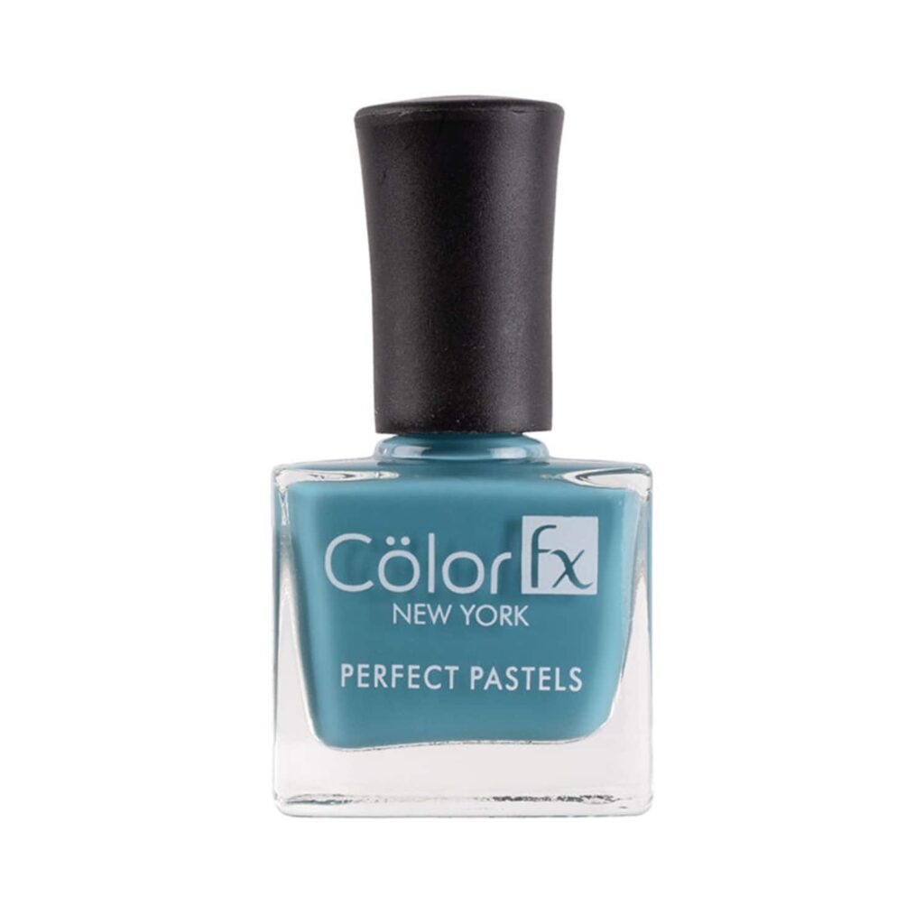 Color Fx Perfect Pastel Glossy Finish Nail Polish - 162 Teal (9ml) - Color Fx
