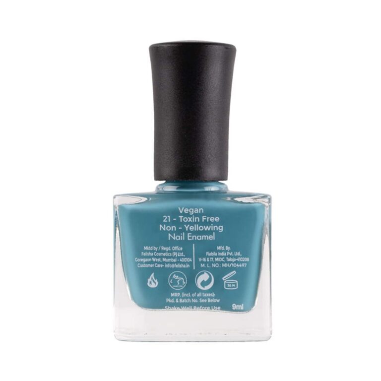 Color Fx Perfect Pastel Glossy Finish Nail Polish - 162 Teal (9ml) - Color Fx