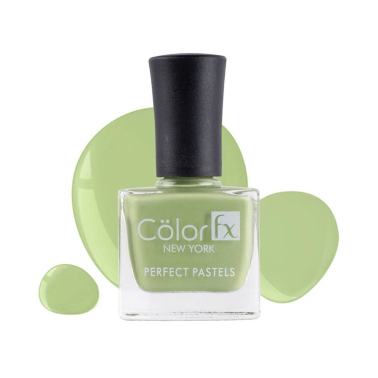 Color Fx Perfect Pastel Glossy Finish Nail Polish - 163 Lime Green (9ml) - Color Fx