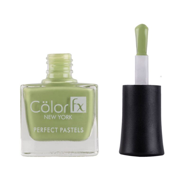 Color Fx Perfect Pastel Glossy Finish Nail Polish - 163 Lime Green (9ml) - Color Fx