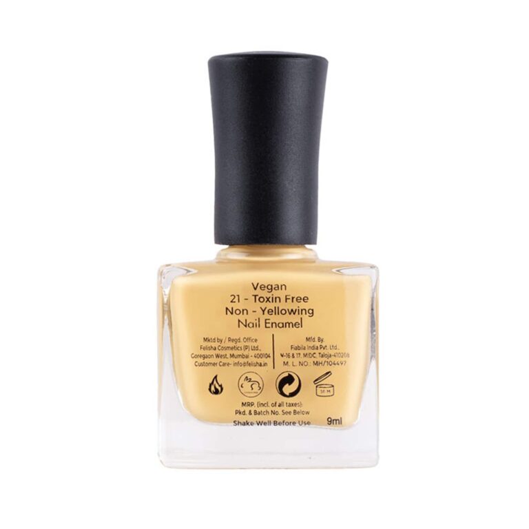 Color Fx Perfect Pastel Glossy Finish Nail Polish - 164 Bumble Bee Yellow (9ml) - Color Fx
