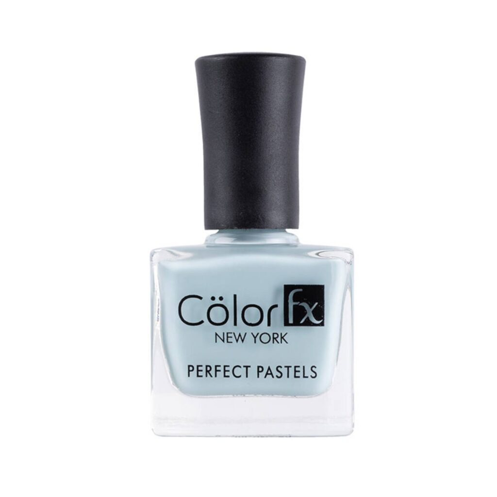 Color Fx Perfect Pastel Glossy Finish Nail Polish - 168 Powder Blue (9ml) - Color Fx