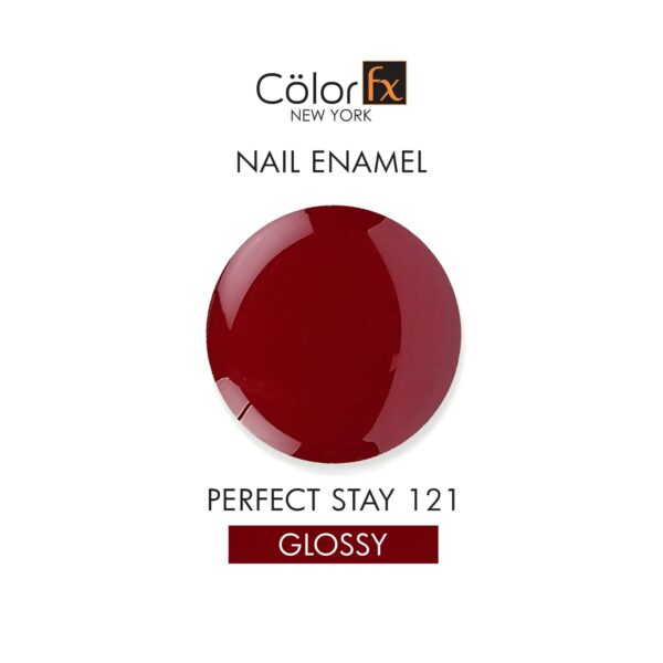 Color Fx Perfect Stay Nail Polish - 121 Shade (9ml) - Color Fx