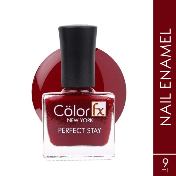 Color Fx Perfect Stay Nail Polish - 121 Shade (9ml) - Color Fx