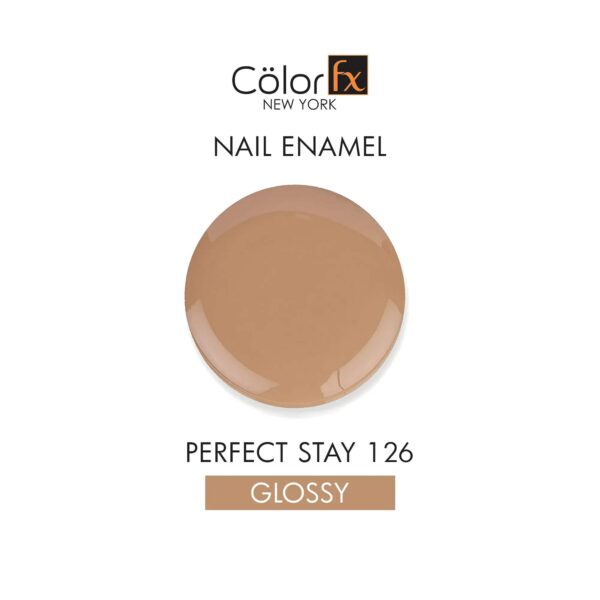 Color Fx Perfect Stay Nail Polish - 126 Shade (9ml) - Color Fx