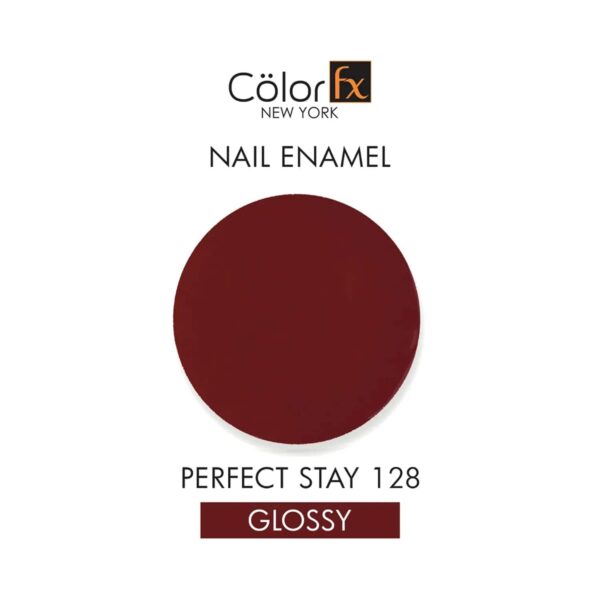 Color Fx Perfect Stay Nail Polish - 128 Shade (9ml) - Color Fx