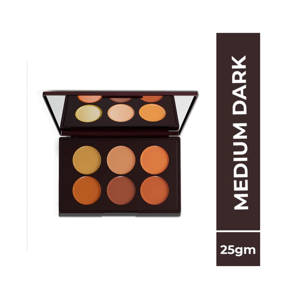 Colorbar 24Hrs Wear Concealer Palette - 002 Medium Deep (25g) - Colorbar
