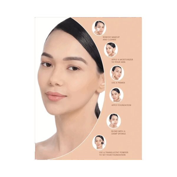Colorbar Amino Skin Radiant Crème Foundation - 001 Ivory Fair (15g) - Colorbar