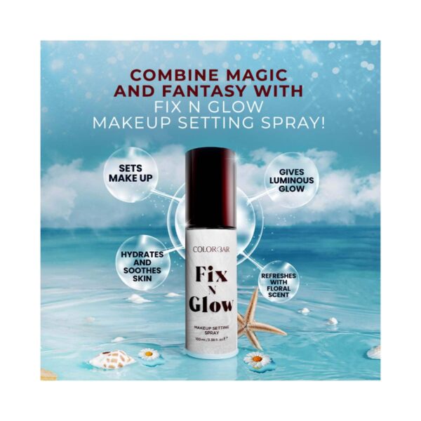 Colorbar Fix N Glow Setting Spray - Clear (100ml) - Colorbar