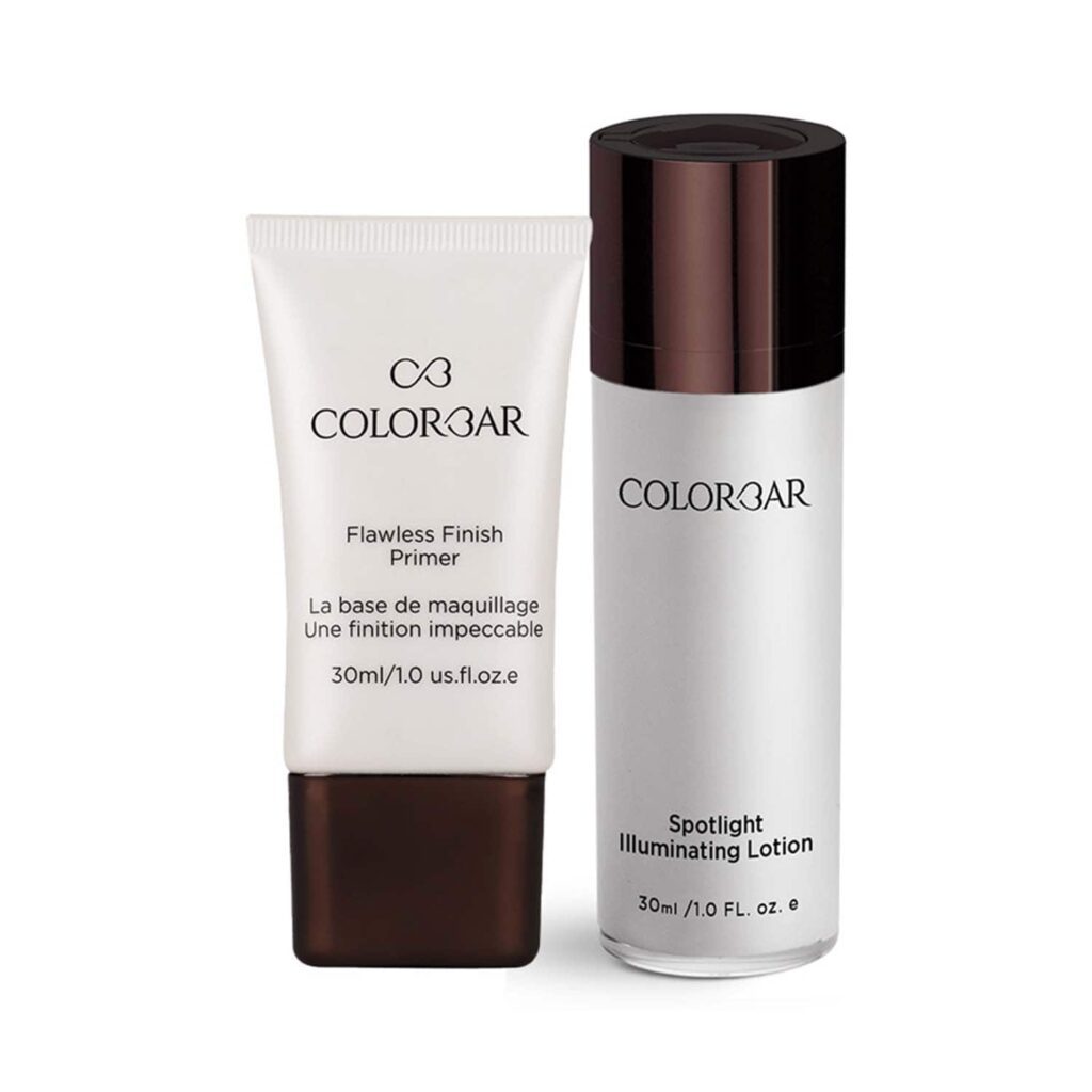 Colorbar Flawless Finish Primer + Spotlight Illuminating Lotion Combo - Colorbar