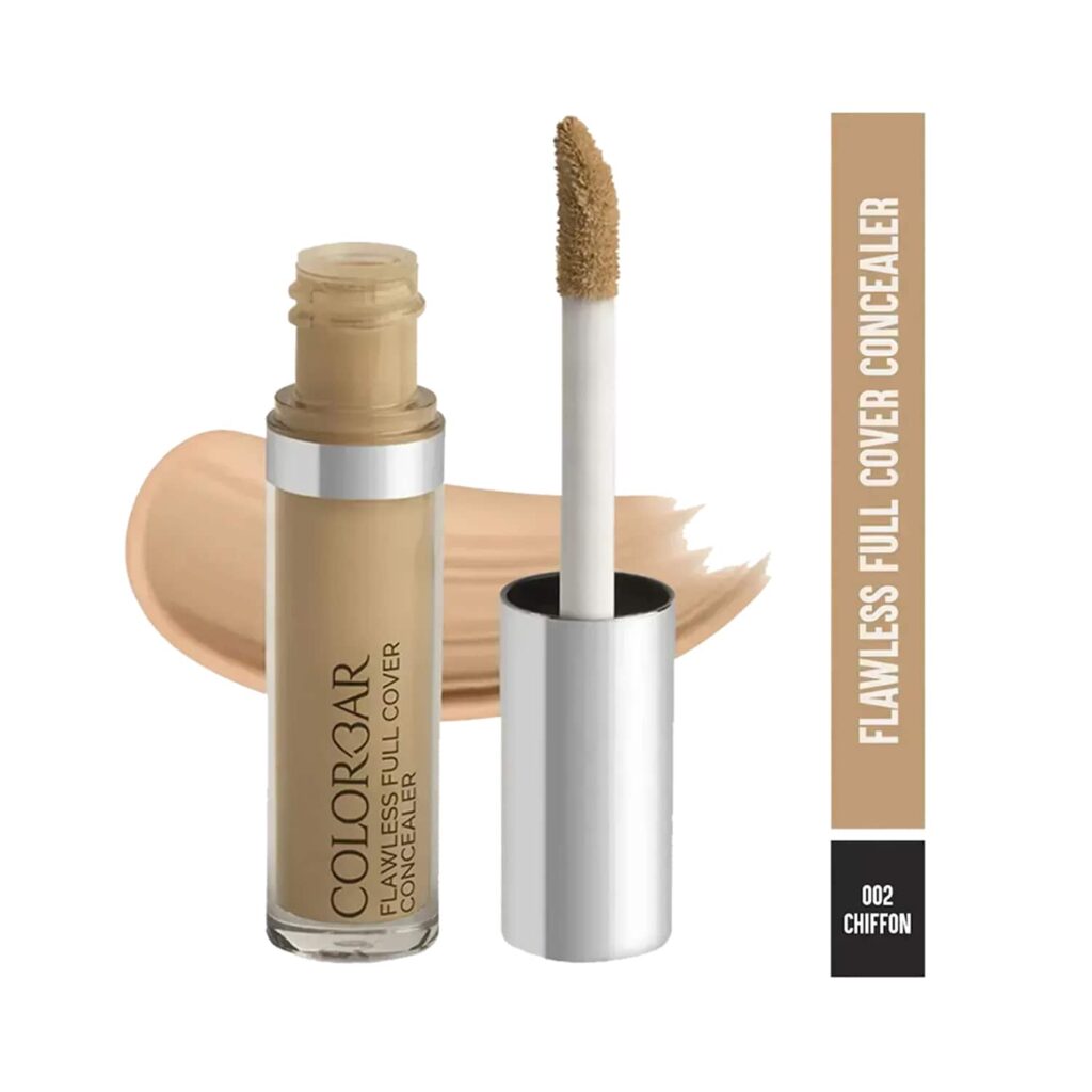 Colorbar Flawless Full Cover Concealer - 002 Chiffon (6ml) - Colorbar