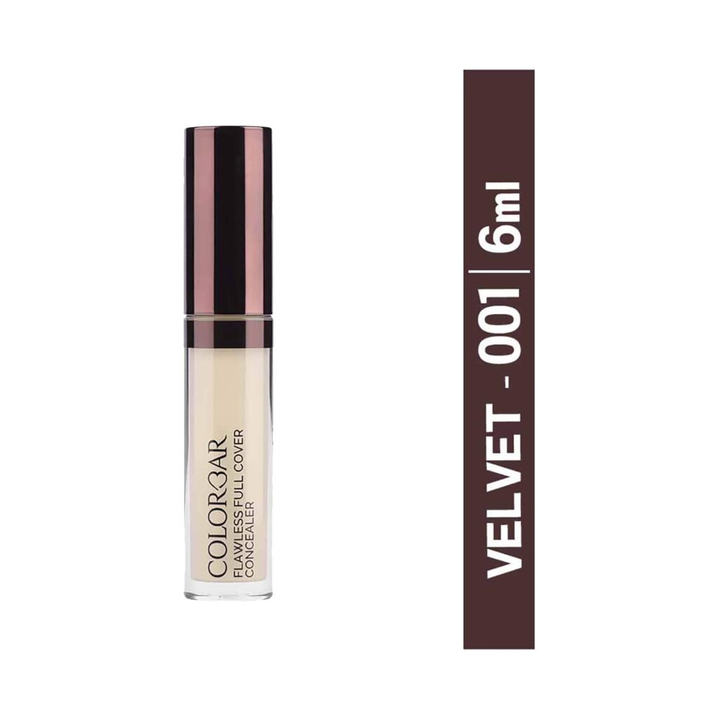 Colorbar Flawless Full Cover Concealer New - 001 Velvet (6ml) - Colorbar