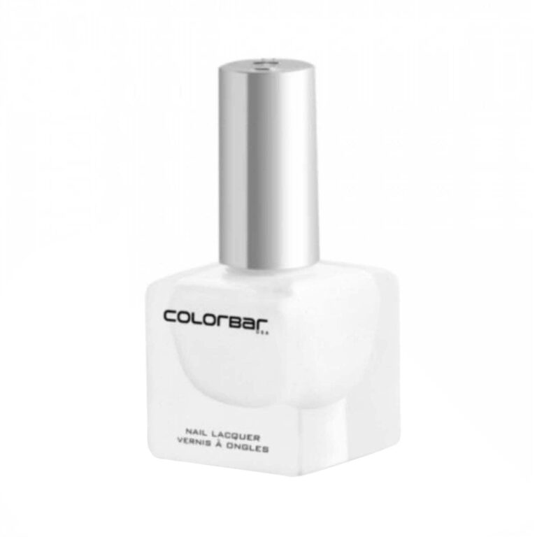 Colorbar Luxe Nail Lacquer - 037 White Maze (12ml) - Colorbar