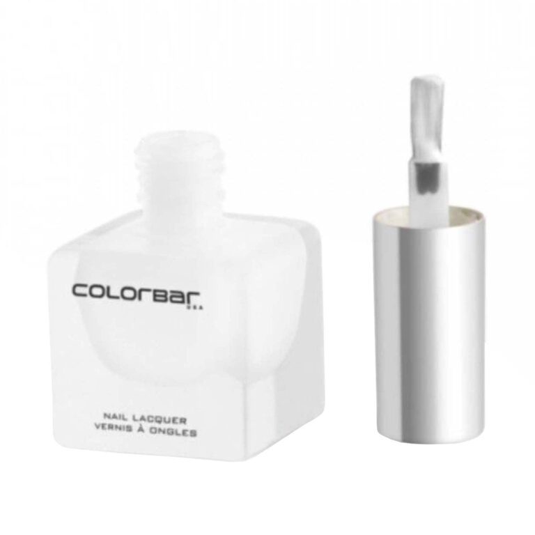 Colorbar Luxe Nail Lacquer - 037 White Maze (12ml) - Colorbar