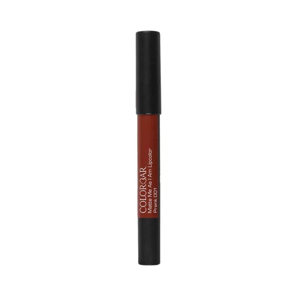 Colorbar Matte Me As I Am Lip Crayon - 001 Prank (2.8gm) - Colorbar