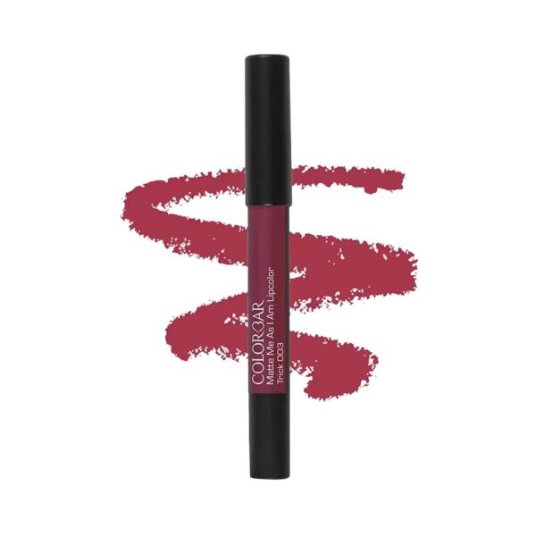 Colorbar Matte Me As I Am Lip Crayon - 003 Trick (2.8gm) - Colorbar