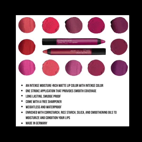 Colorbar Matte Me As I Am Lip Crayon - 003 Trick (2.8gm) - Colorbar