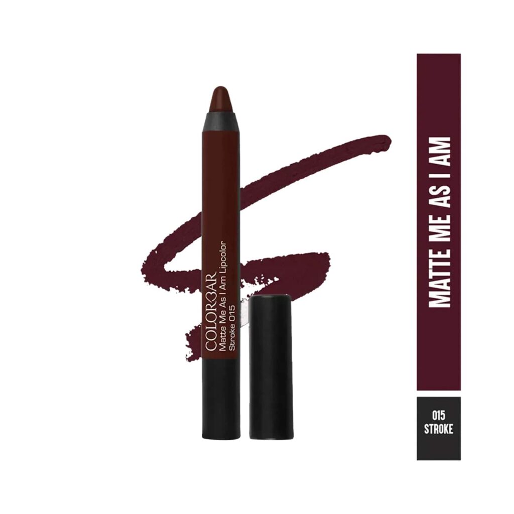 Colorbar Matte Me As I Am Lip Crayon - 015 Stroke (2.8gm) - Colorbar
