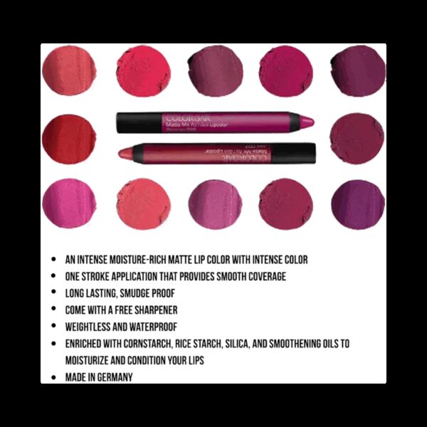 Colorbar Matte Me As I Am Lip Crayon - 018 Devilry (2.8gm) - Colorbar