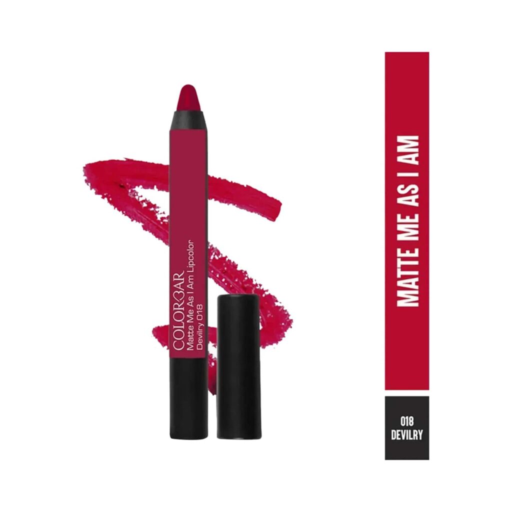 Colorbar Matte Me As I Am Lip Crayon - 018 Devilry (2.8gm) - Colorbar