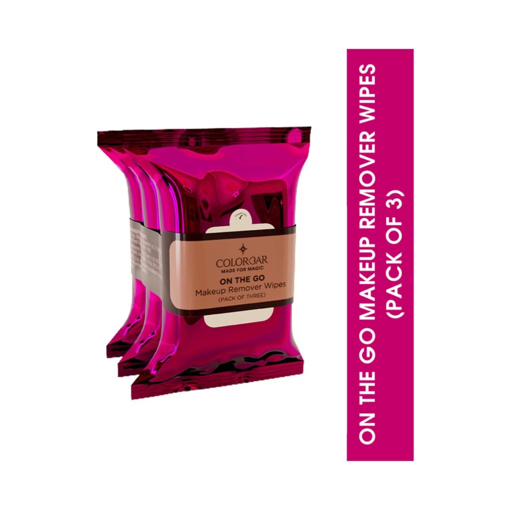 Colorbar On The Go Makeup Remover Wipes (3Pcs) - Colorbar