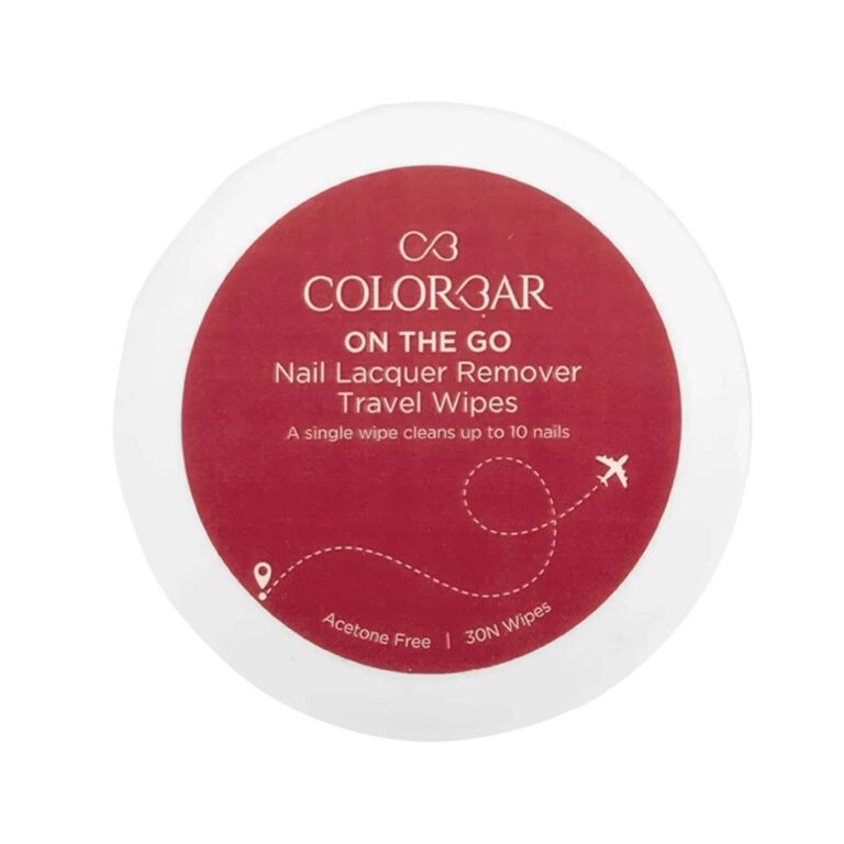 Colorbar On The Go Nail Paint Remover Wipes - Sunshine Rose (30 Pcs) - Colorbar