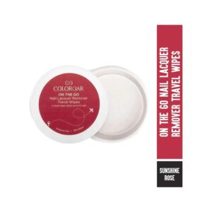 Colorbar On The Go Nail Paint Remover Wipes - Sunshine Rose (30 Pcs) - Colorbar