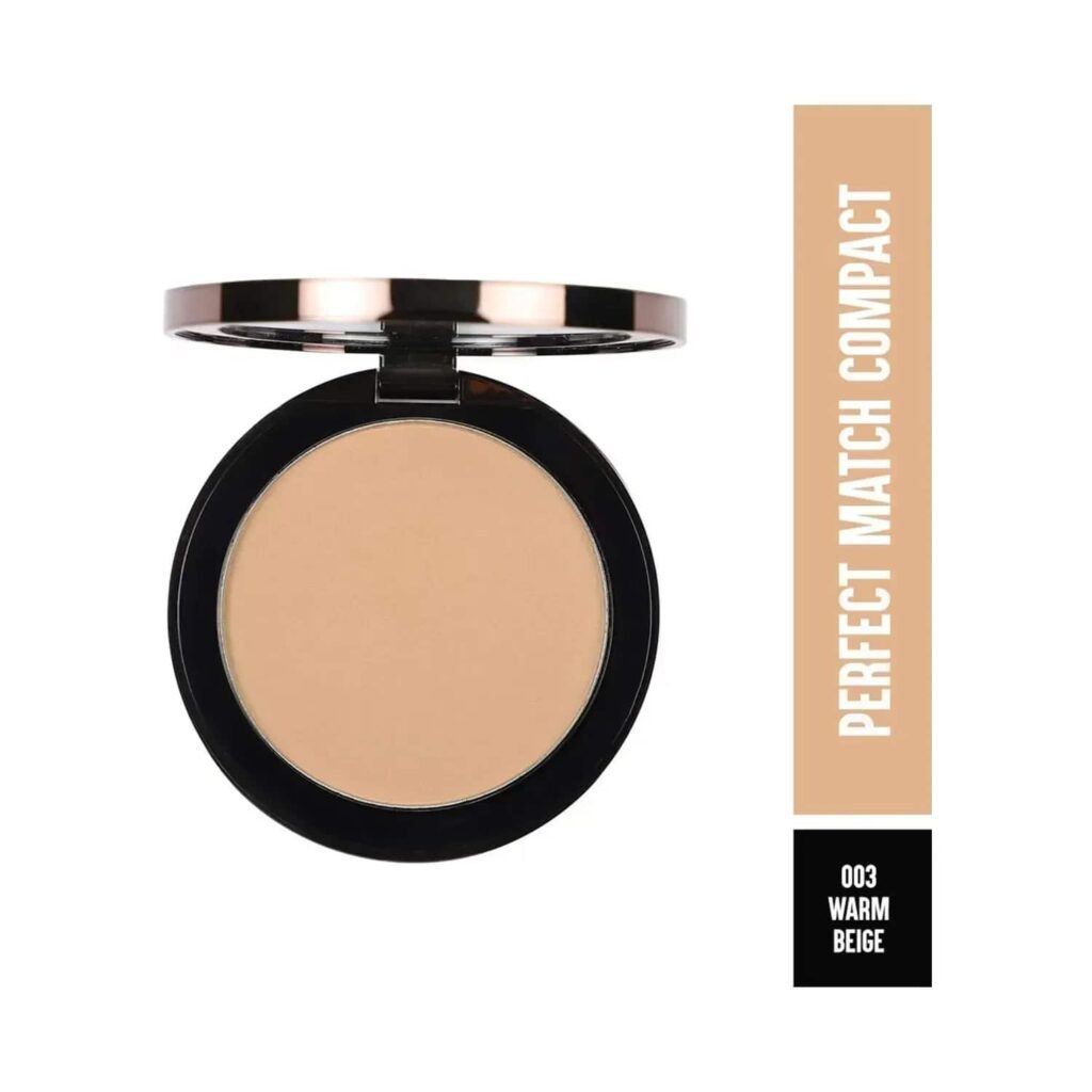 Colorbar Perfect Match New Press Compact Powder - 003 Warm Beige (9g) - Colorbar