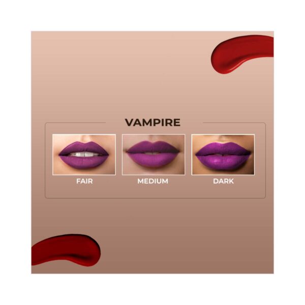 Colorbar Powerkiss Vegan Matte Lipcolor - 023 Vampire (5ml) - Colorbar