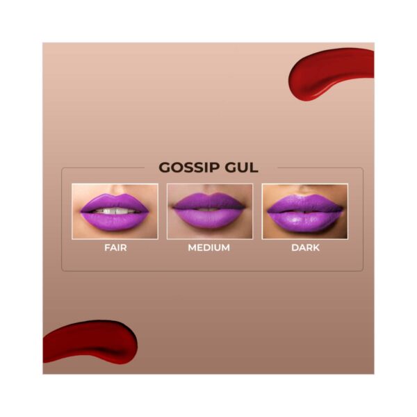 Colorbar Powerkiss Vegan Matte Lipcolor - 025 Gossip Gul (5ml) - Colorbar